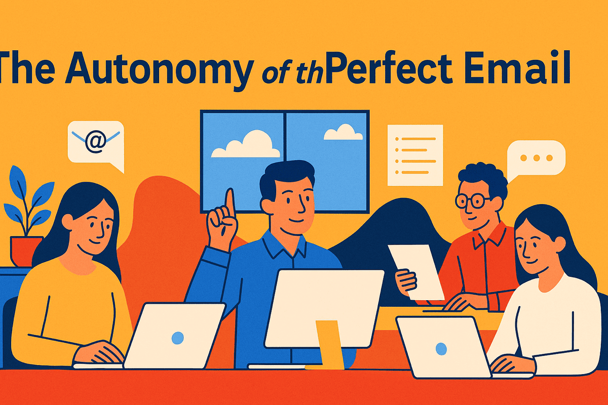 THE AUTONOMY OF THE PERFECT EMAIL: WRITING MESSAGES THAT WORK WHILE YOU FOCUS ELSEWHERE